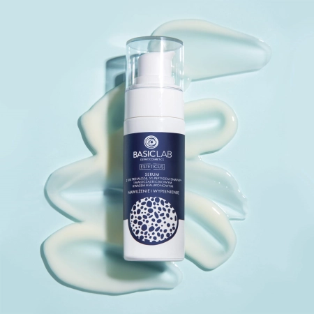 BasicLab - Esteticus - Hidratare și catifelare - Ser cu 10% Trehaloză, 5% Peptide și acid hialuronic - 30ml