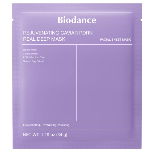 Biodance - Rejuvenating Caviar PDRN Real Deep Mask - Mască de față cu colagen și PDRN - 1 buc / 34 g