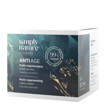 Clochee – Simply Nature – Cremă multi-regeneratoare de noapte – 50 ml