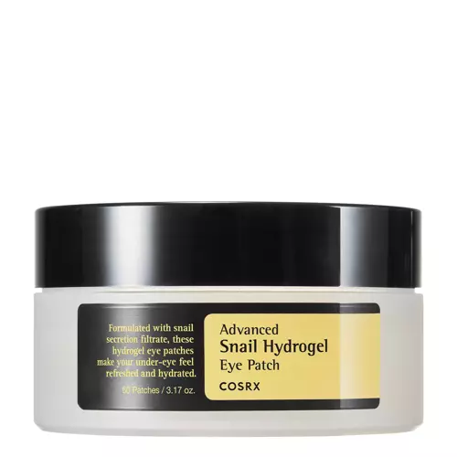 COSRX - Advanced Snail Hydrogel Eye Patch - plasturi hidrogel pentru ochi cu secreție de melc - 60 buc.
