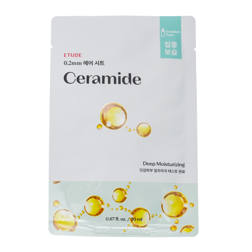 Etude House - 0.2mm Therapy Air Mask - Ceramide - Mască intens hidratantă cu ceramide - 20 ml
