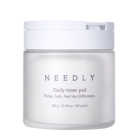 Needly - Daily Toner Pad - Plasturi Exfolianți și Hidratanti pentru Față - 60 buc/280g
