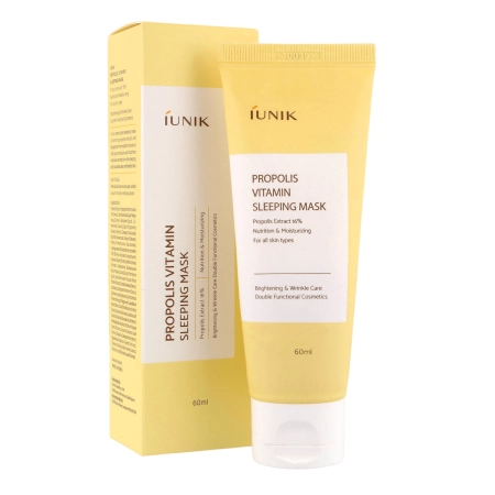 iUNIK - Propolis Vitamin Sleeping Mask - Mască hidratantă de noapte cu propolis - 60ml