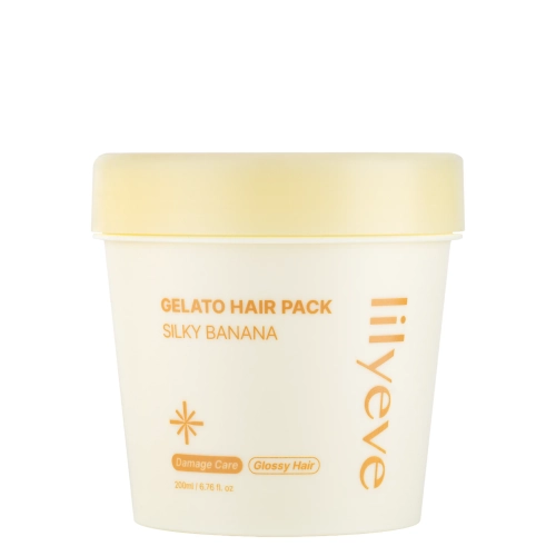 lilyeve - Repair:Turn Gelato Hair Pack - Mască fortifiantă pentru păr - Silky Banana - 200 ml
