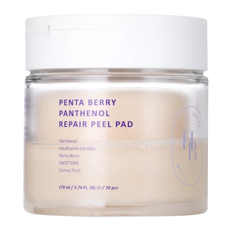 HEVEBLUE - Penta Berry Panthenol Repair Peel Pad - Dischete exfoliante pentru față - 70 buc.