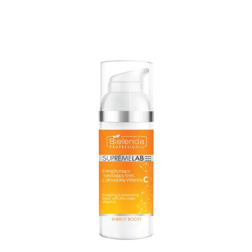 Bielenda Professional - Supremelab - Energy Boost - Energizing & Moisturizing Cream with Ultra-Stable Vitamin C - Cremă energizantă și hidratantă cu vitamina C ultra-stabilă - 50ml