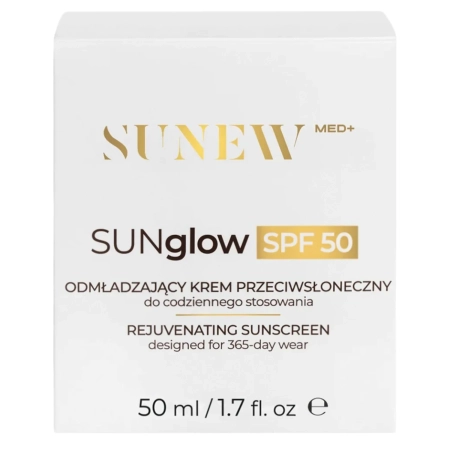 SunewMed+ - SUNglow SPF50 Cremă de Protecție Solară pentru Față cu Efect de Întinerire - 50ml