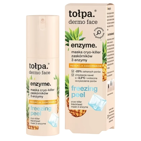 Tołpa - Dermo Face Enzyme - Freeze Peel - Mască Cryo - Killer pentru puncte negre cu 3 enzime - 50 ml