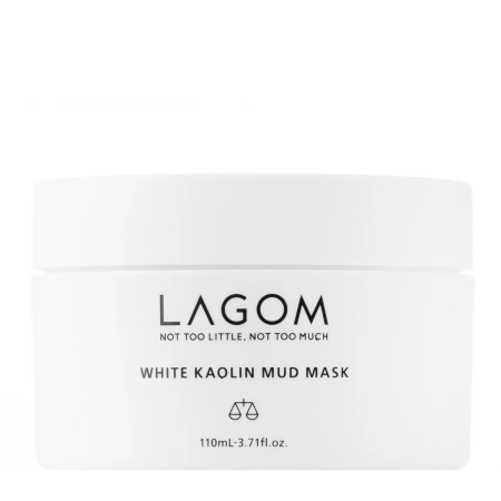 Lagom - White Kaolin Mud Mask - Mască purificatoare cu argilă pentru față - 110 ml