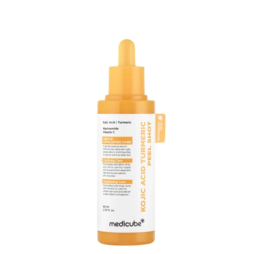 Medicube - Kojic Acid Turmeric Peel Shot - Ser iluminator pentru față - 80 ml