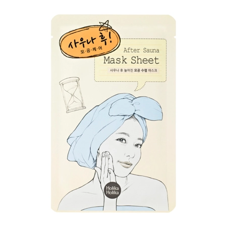 Holika Holika – After Mask Sheet – After Sauna – Mască în șervețel cu hidratare intensă – 30 g