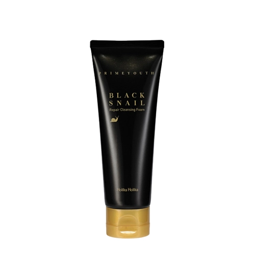 Holika Holika – Prime Youth Black Snail Cleansing Foam – Spumă de curățare pentru față cu mucină de melc – 100 ml