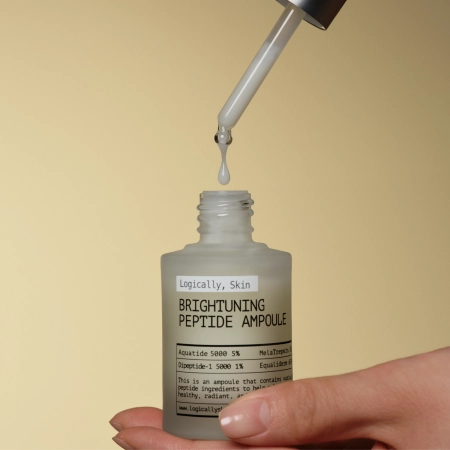 Logically, Skin - Brightening Peptide Ampoule - Ampulsă de față iluminatoare cu peptide - 30g