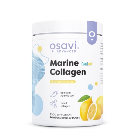 Osavi - Fish Collagen - Collagen Powder - Lemon Colagen de pește  - 360g