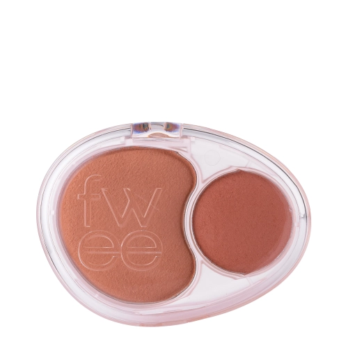 Fwee - Mellow Dual Blusher - Blush dublu pentru obraji – ND02 Down Tempo – 7,2g