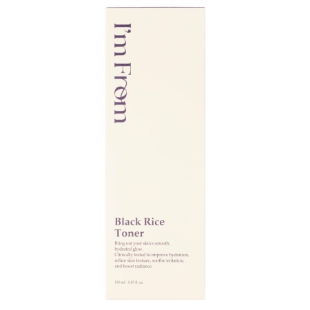 I'm From - Black Rice Toner - Toner pentru Față cu Extract de Orez Negru - 150 ml