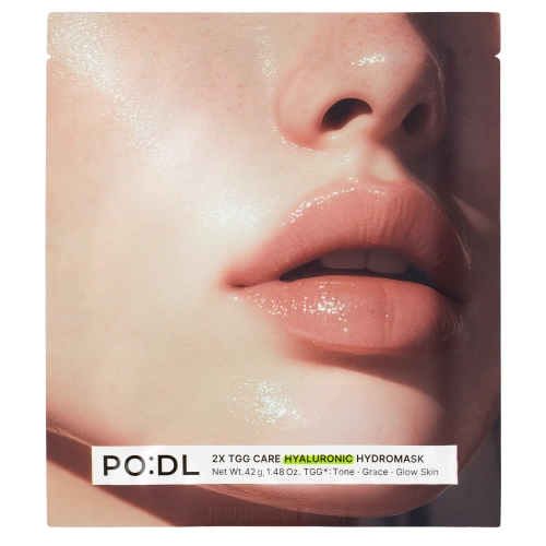 PO:DL - 2X TGG Care Hyaluronic Hydromask - Mască hidrogel hidratantă pentru față - 1 buc./42 g
