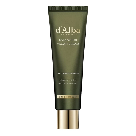 d'Alba - Mild Skin Balancing Vegan Cream - Cremă hidratantă și calmantă pentru față - 55 ml