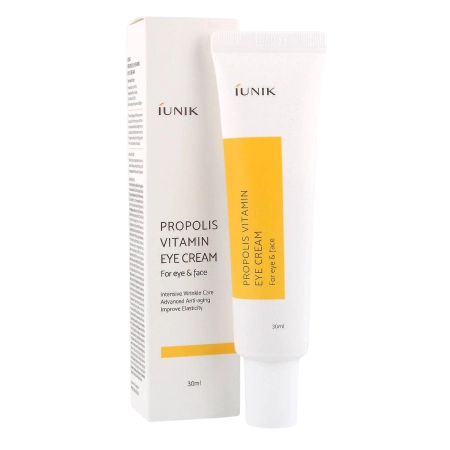 iUNIK - Propolis Vitamin Eye Cream  - Cremă de ochi anti-îmbătrânire cu propolis - 30ml