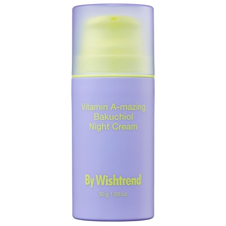 By Wishtrend - Vitamin A-mazing Bakuchiol Night Cream - Cremă de față de noapte cu vitamina A și bakuchiol - 30 ml
