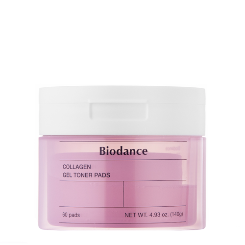 Biodance – Collagen Gel Toner Pads – Dischete cu gel tonifiant și colagen pentru față – 60 bucăți