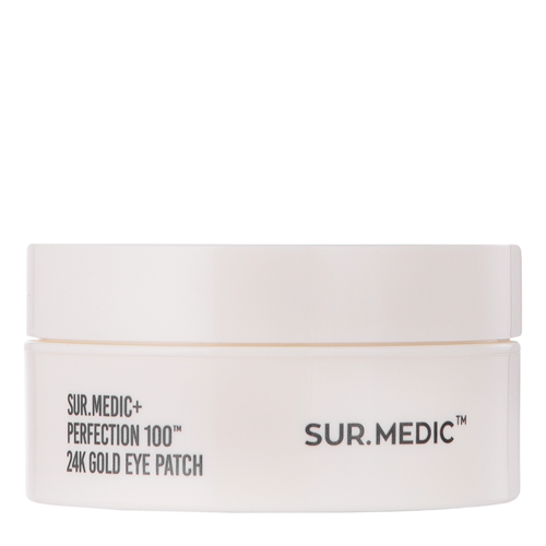 Sur.Medic+ – Perfection 100™ 24K Gold Eye Patch – Plasturi de netezire pentru zona ochilor – 60 buc/75g
