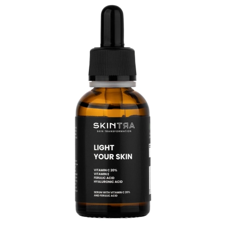 SkinTra – Light Your Skin – Ser cu vitamina C 20% și acid ferulic – 30 ml