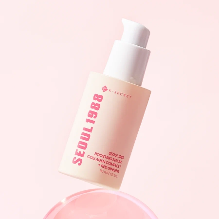 K-SECRET - SEOUL 1988 Boosting Serum : Collagen Complex 7 + Red Ginseng - Ser cu colagen și extract de ginseng roșu - 30 ml