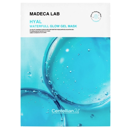 Centellian24 - Hyal Waterfull Glow Gel Mask - Set de Măști Gel Hidratante pentru Față - 5 x 22 ml