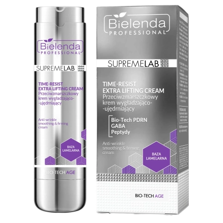  Bielenda Professional - Supremelab - Bio-Tech Age - Time-Resist Extra Lifting Cream - Cremă antirid pentru netezire și fermitate - 45ml