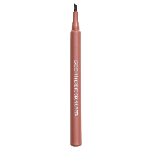 GOSH - Here To Stain Lip Pen - Creion de buze de lungă durată tip marker - 006 Coffee Stain - 1ml