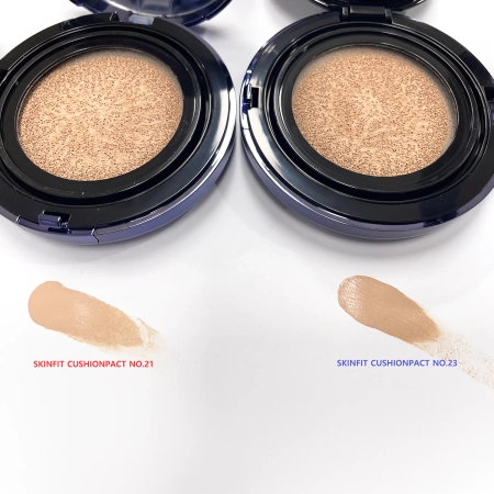CUSKIN - Clean Up Skinfit Cushion Pact SPF50/PA++++ - Fond de ten cushion pentru față - No. 21 - 15g+15g