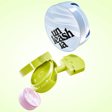 Unleashia - Satin Wear Healthy-Green Cushion - Refill + Sponge - Fond de ten Satin Wear Cushion - 11N Floral White - 15g