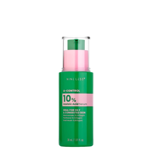 Nine Less - A-Control 10% Azelaic Acid Serum - Ser cu 10% acid azelaic - 30ml