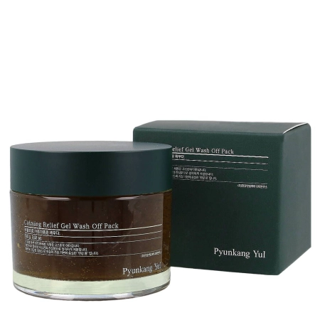 Pyunkang Yul - Calming Relief Gel Wash Off Pack - Mască facială calmantă cu gel - 100g