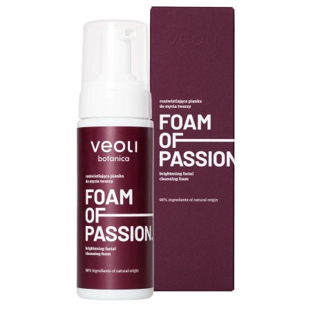 Veoli Botanica – Foam Of Passion – Spumă de curățare iluminatoare pentru față – 150 ml