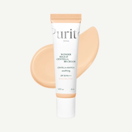 Purito Seoul - Wonder Releaf Centella BB Cream SPF 30 PA+++ #13 Neutral Ivory - Cremă BB cu Centella Asiatică - 30ml