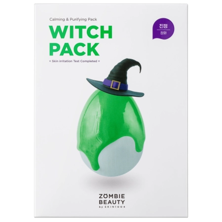 ZOMBIE BEAUTY by SKIN1004 - Witch Pack - Mască de curățare profundă cu ceai verde - 8 buc x 15g