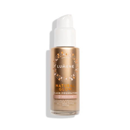 Lumene - Natural Glow Fluid Foundation SPF20 - Fond de ten iluminator - 2 Medium - 30ml