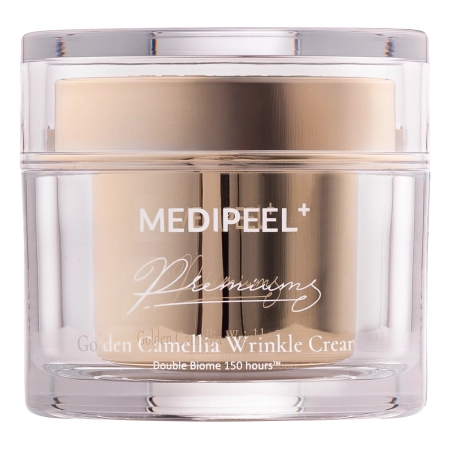 Medi-Peel - Premium Golden Camellia Wrinkle Cream - Cremă facială anti-îmbătrânire - 50 ml