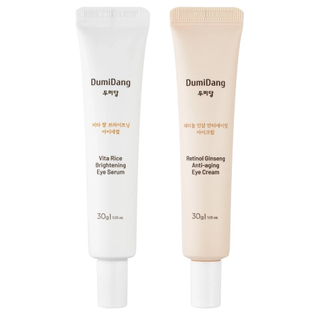DumiDang - Rice & Ginseng Duo Eye Care Set - Set de produse pentru zona ochilor - 2x30 g