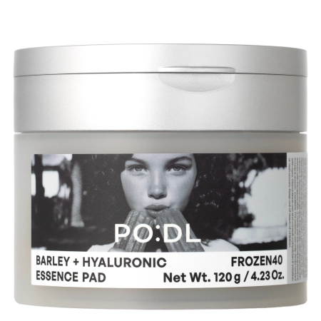 PO:DL - Barley Hyaluronic Frozen40 Essence Pads - Dischete hidratante pentru față - 70 buc.