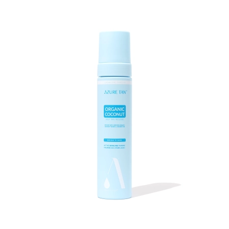 Azure Tan - Spumă autobronzantă pentru corp cu cocos organic – Medium to Dark – 200 ml