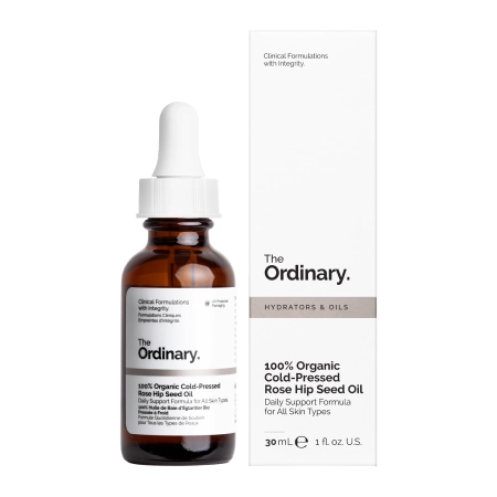 The Ordinary - 100% Organic Cold-Pressed Rose Hip Seed Oil - 100% organic, presat la rece, ulei din semințe de trandafir - 30ml