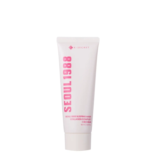 K-SECRET - SEOUL 1988 Sleeping Mask: Collagen Complex 7 + Red Bean - Mască Regeneratoare de Noapte - 60 ml