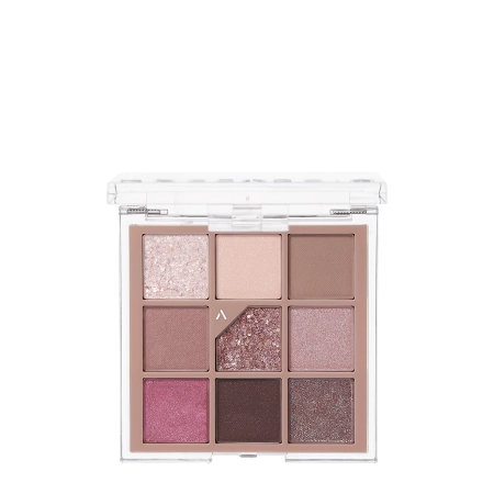 Unleashia - Glitterpedia Eye Palette - Paletă vegană de farduri de pleoape - 5 All of Dusty Rose - 6,6g