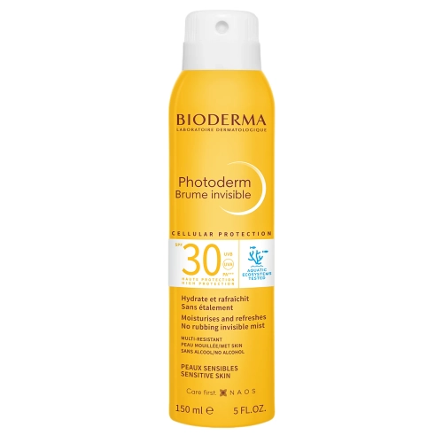 Bioderma - Photoderm Brume Invisible SPF 30 - Spray pentru bronzare SPF 30 - 150 ml