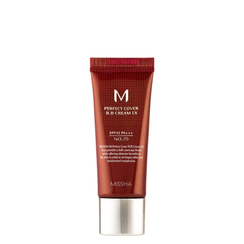 Missha - M Perfect Cover BB Cream SPF42/PA+++ - Cremă BB corectoare - No.25 Warm Beige - 20ml