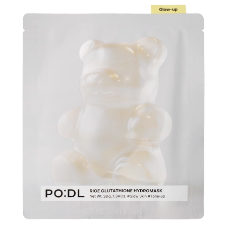 PO:DL - Rice Glutathione Hydromask Set - Set de măști gel iluminatoare pentru față - 4 × 28 g
