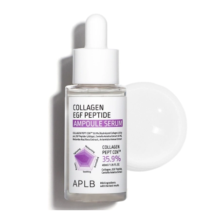 APLB - Collagen EGF Peptide Ampoule Serum - Ser hidratant și fermizant pentru față – 40 ml
